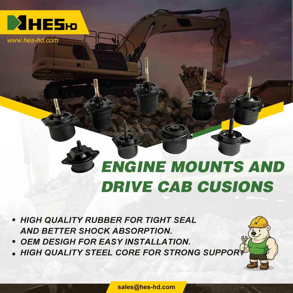 ENGINE MOUNTS AND DRIVE CAB CUSIONS